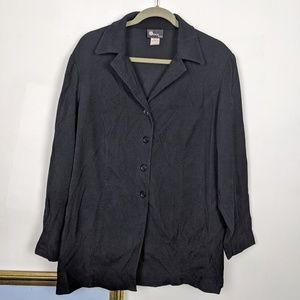 First Option Too Casual Ribbed Shirt Jacket